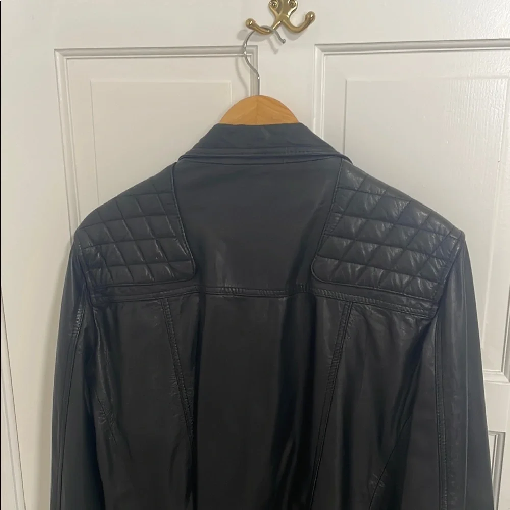 All Saints Kushiro Leather Biker Jacket Medium